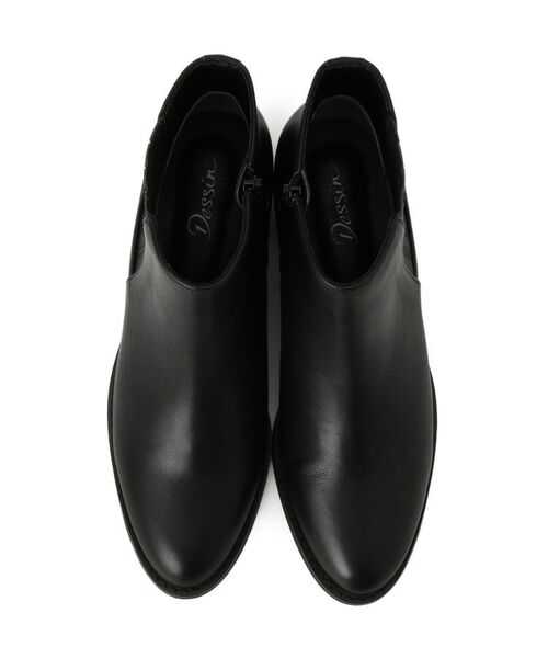 牛革サイドゴアジップブーツ （ブーツ（ショート丈））｜Dessin