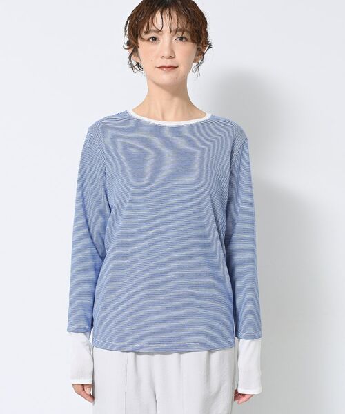 Dessin / デッサン カットソー | 【洗える】ドッキングチュールロンT | 詳細13