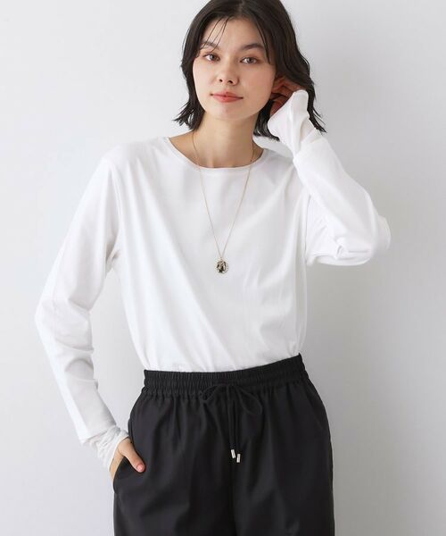 Dessin / デッサン カットソー | 【洗える】ドッキングチュールロンT | 詳細9