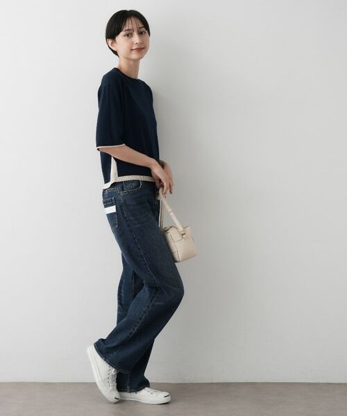 Dessin / デッサン ニット・セーター | 【洗える】バイカラーショート丈ニット | 詳細12