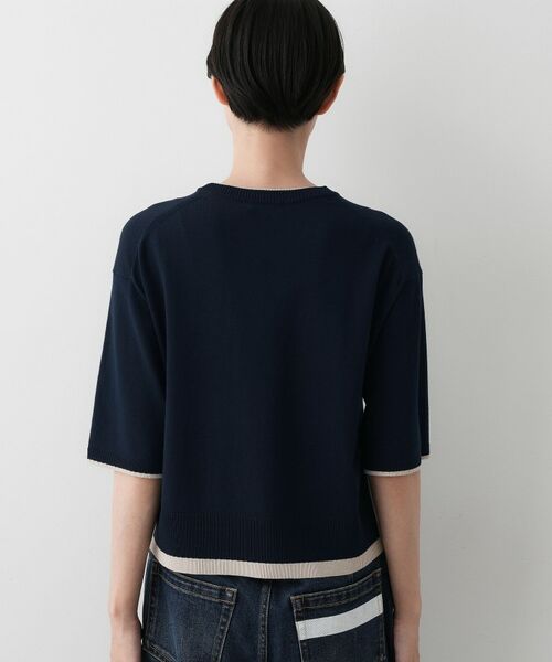Dessin / デッサン ニット・セーター | 【洗える】バイカラーショート丈ニット | 詳細20