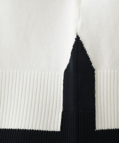 Dessin / デッサン ニット・セーター | 【洗える】バイカラーショート丈ニット | 詳細4