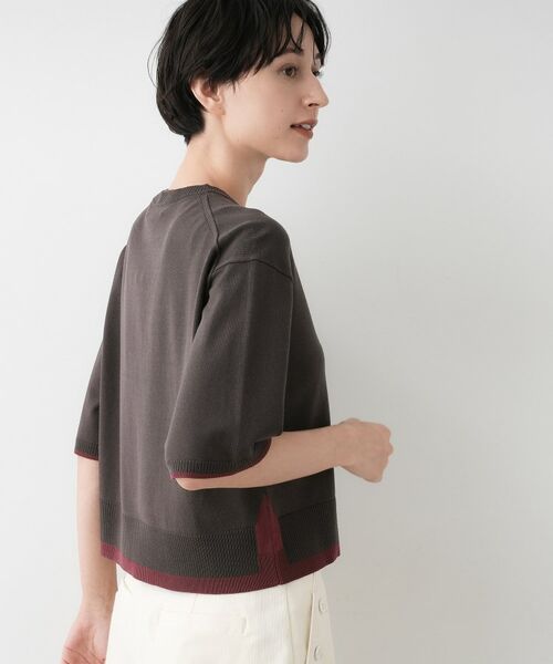 Dessin / デッサン ニット・セーター | 【洗える】バイカラーショート丈ニット | 詳細6