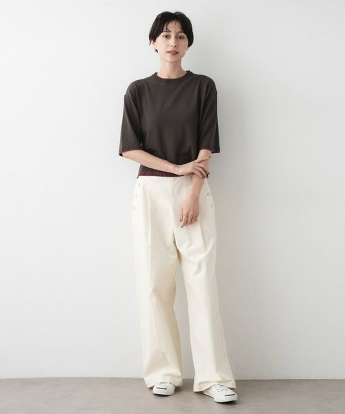 Dessin / デッサン ニット・セーター | 【洗える】バイカラーショート丈ニット | 詳細7