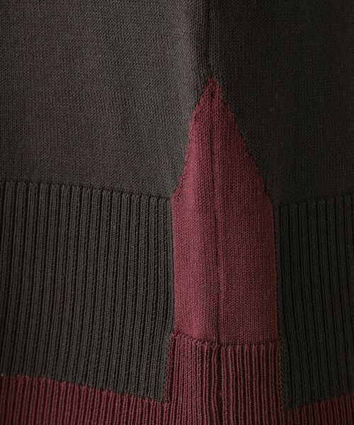 Dessin / デッサン ニット・セーター | 【洗える】バイカラーショート丈ニット | 詳細8