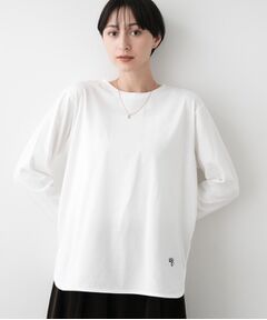 Dessin / デッサン カットソー | 【選べる首元デザイン/洗える】クルーネックロングTシャツ
