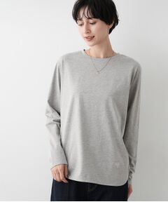 Dessin / デッサン カットソー | 【選べる首元デザイン/洗える】クルーネックロングTシャツ