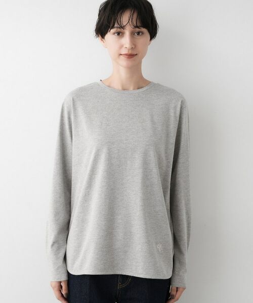 Dessin / デッサン カットソー | 【選べる首元デザイン/洗える】クルーネックロングTシャツ | 詳細13