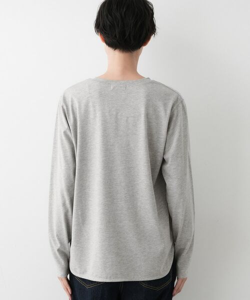 Dessin / デッサン カットソー | 【選べる首元デザイン/洗える】クルーネックロングTシャツ | 詳細15