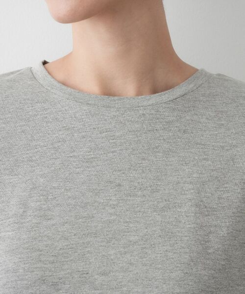 Dessin / デッサン カットソー | 【選べる首元デザイン/洗える】クルーネックロングTシャツ | 詳細16
