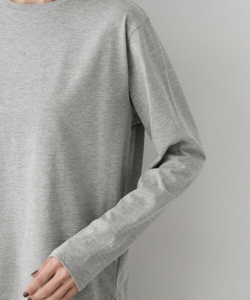 Dessin / デッサン カットソー | 【選べる首元デザイン/洗える】クルーネックロングTシャツ | 詳細17