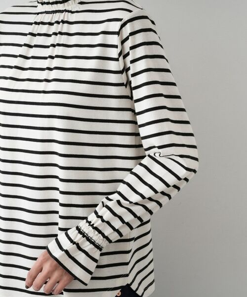 Dessin / デッサン カットソー | 【選べる首元デザイン/洗える】ネックフリルロングカットソー | 詳細18