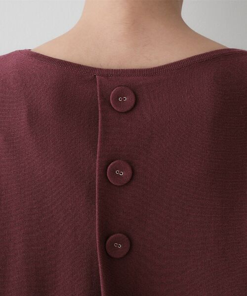 Dessin / デッサン ニット・セーター | 【洗える】後ろボタンニットプルオーバー七分袖 | 詳細22