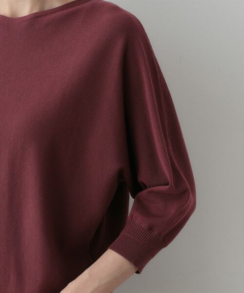 Dessin / デッサン ニット・セーター | 【洗える】後ろボタンニットプルオーバー七分袖 | 詳細23
