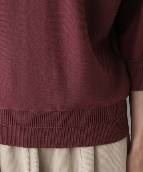 Dessin / デッサン ニット・セーター | 【洗える】後ろボタンニットプルオーバー七分袖 | 詳細24