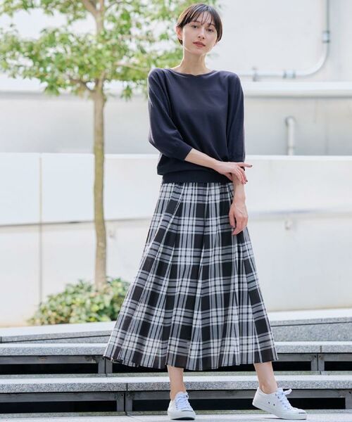 Dessin / デッサン ニット・セーター | 【洗える】後ろボタンニットプルオーバー七分袖 | 詳細7