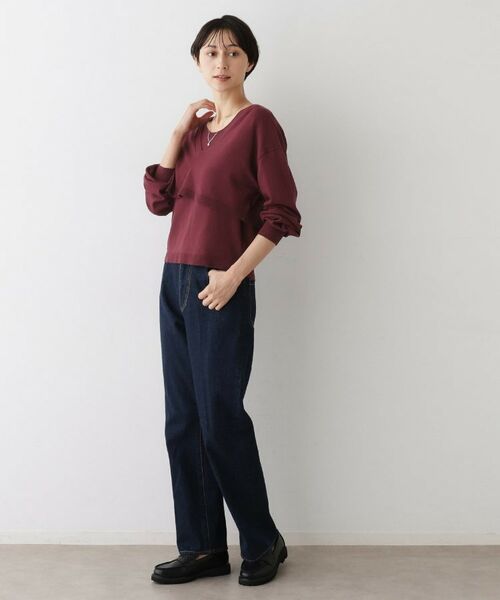 Dessin / デッサン ニット・セーター | 【2点セット/3WAY/洗える】ノースリーブインナー付きVネックショート丈ニット | 詳細12