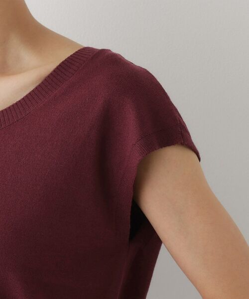 Dessin / デッサン ニット・セーター | 【2点セット/3WAY/洗える】ノースリーブインナー付きVネックショート丈ニット | 詳細28