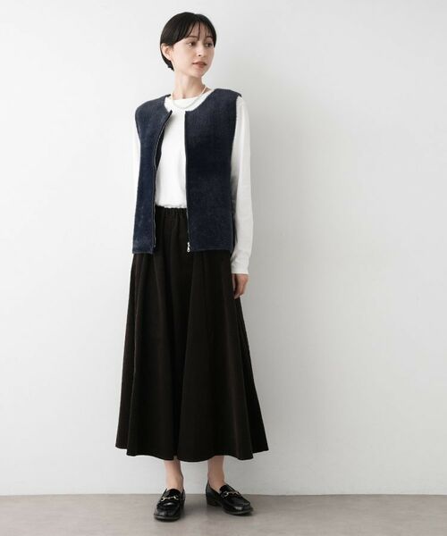 Dessin / デッサン ベスト | 【洗える】ファーヤーンジップジレ | 詳細10