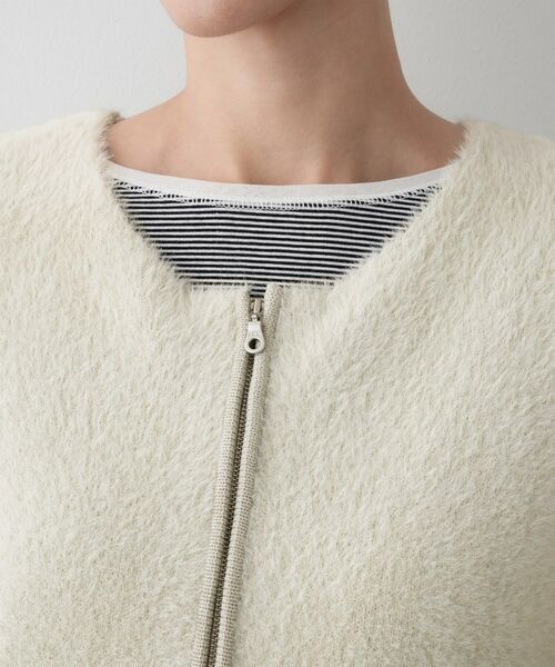 Dessin / デッサン ベスト | 【洗える】ファーヤーンジップジレ | 詳細16