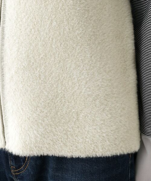 Dessin / デッサン ベスト | 【洗える】ファーヤーンジップジレ | 詳細18