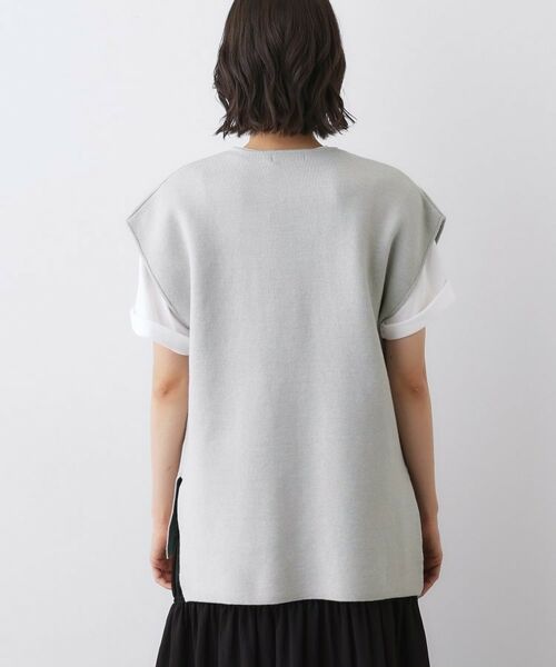 Dessin / デッサン ベスト | 【洗える】ダブルフェイスジップベスト | 詳細11