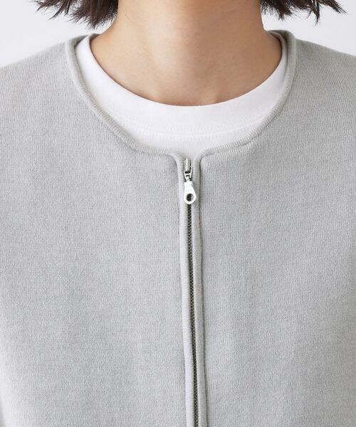 Dessin / デッサン ベスト | 【洗える】ダブルフェイスジップベスト | 詳細12