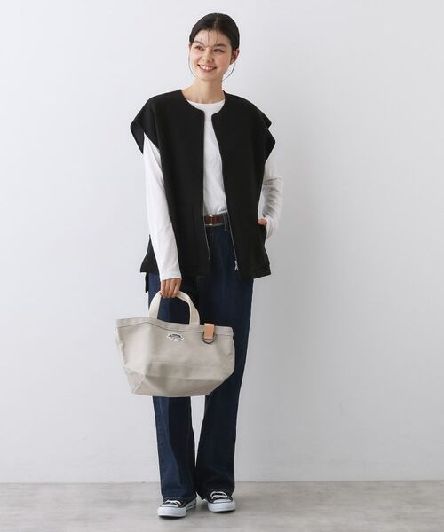 Dessin / デッサン ベスト | 【洗える】ダブルフェイスジップベスト | 詳細6