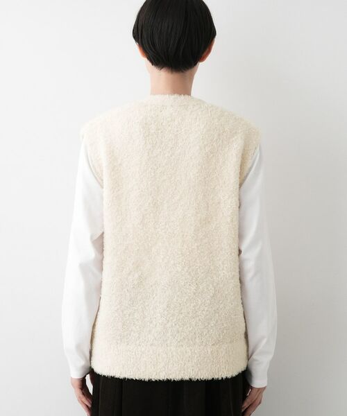 Dessin / デッサン ベスト | 【洗える】Vネックシャギーベスト | 詳細15