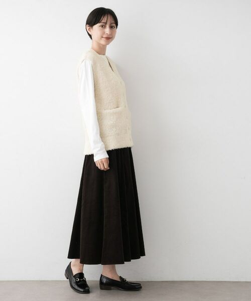 Dessin / デッサン ベスト | 【洗える】Vネックシャギーベスト | 詳細7