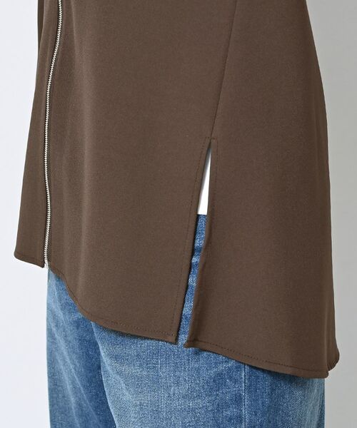 Dessin / デッサン ベスト | 【セットアップ可/洗える】サイドスリットVネックジレ | 詳細14