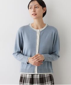 Dessin / デッサン カーディガン・ボレロ | 【洗える】バイカラーカーディガン