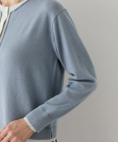 Dessin / デッサン カーディガン・ボレロ | 【洗える】バイカラーカーディガン | 詳細17