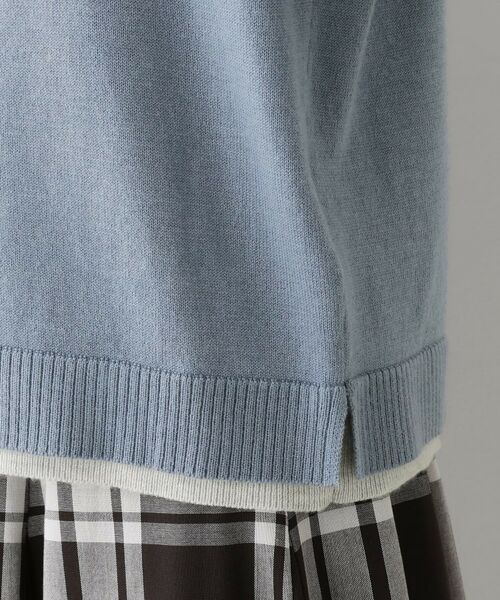 Dessin / デッサン カーディガン・ボレロ | 【洗える】バイカラーカーディガン | 詳細18