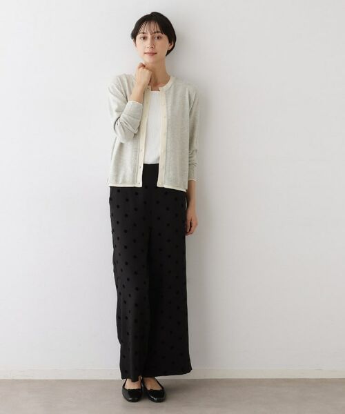 Dessin / デッサン カーディガン・ボレロ | 【洗える】バイカラーカーディガン | 詳細3