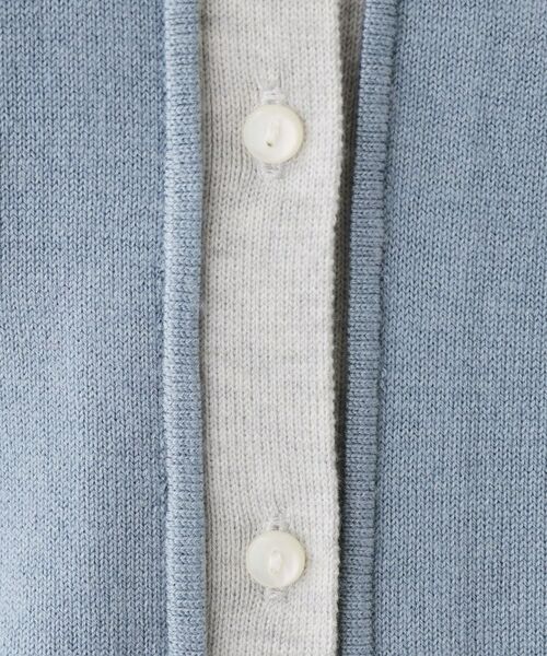 Dessin / デッサン カーディガン・ボレロ | 【洗える】バイカラーカーディガン | 詳細8