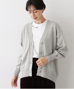 Dessin / デッサン カーディガン・ボレロ | 【洗える】ジャカード編みVネックカーディガン