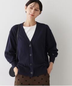 Dessin / デッサン カーディガン・ボレロ | 【洗える】ジャカード編みVネックカーディガン