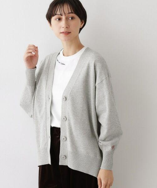 Dessin / デッサン カーディガン・ボレロ | 【洗える】ジャカード編みVネックカーディガン | 詳細1