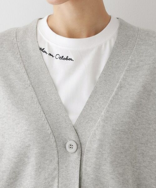 Dessin / デッサン カーディガン・ボレロ | 【洗える】ジャカード編みVネックカーディガン | 詳細12