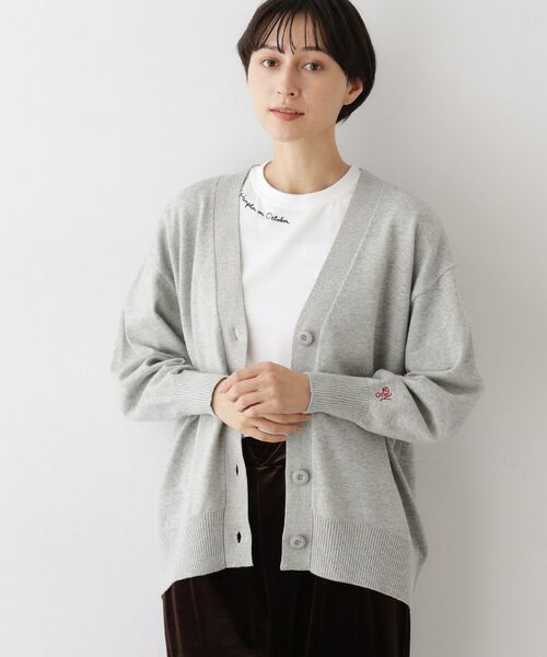 Dessin / デッサン カーディガン・ボレロ | 【洗える】ジャカード編みVネックカーディガン | 詳細2