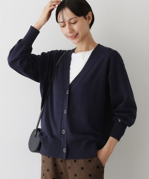 Dessin / デッサン カーディガン・ボレロ | 【洗える】ジャカード編みVネックカーディガン | 詳細5