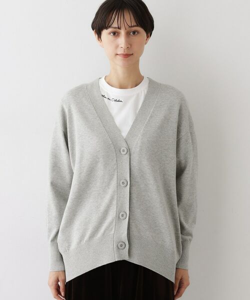 Dessin / デッサン カーディガン・ボレロ | 【洗える】ジャカード編みVネックカーディガン | 詳細9