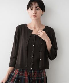 Dessin / デッサン その他トップス | 【2点セット・洗える】2WAYカーディガン＆キャミソールアンサンブル