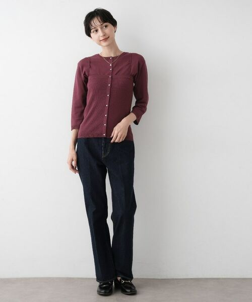 Dessin / デッサン その他トップス | 【2点セット・洗える】2WAYカーディガン＆キャミソールアンサンブル | 詳細12