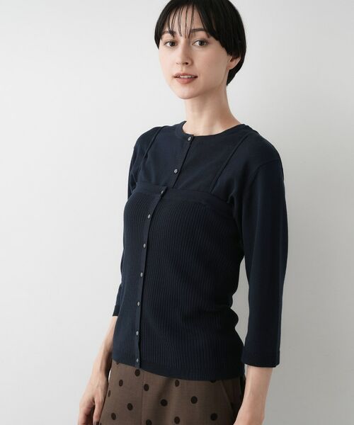 Dessin / デッサン その他トップス | 【2点セット・洗える】2WAYカーディガン＆キャミソールアンサンブル | 詳細16