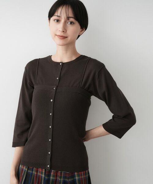 Dessin / デッサン その他トップス | 【2点セット・洗える】2WAYカーディガン＆キャミソールアンサンブル | 詳細3