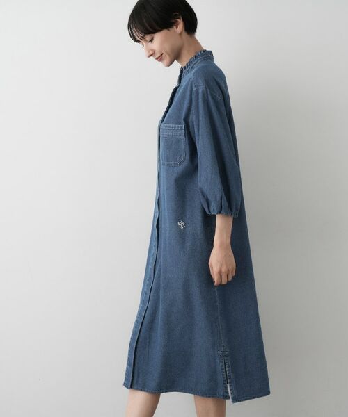 Dessin / デッサン ロング・マキシ丈ワンピース | 【洗える】60Zデニムワンピース | 詳細1
