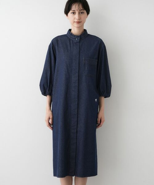 Dessin / デッサン ロング・マキシ丈ワンピース | 【洗える】60Zデニムワンピース | 詳細9