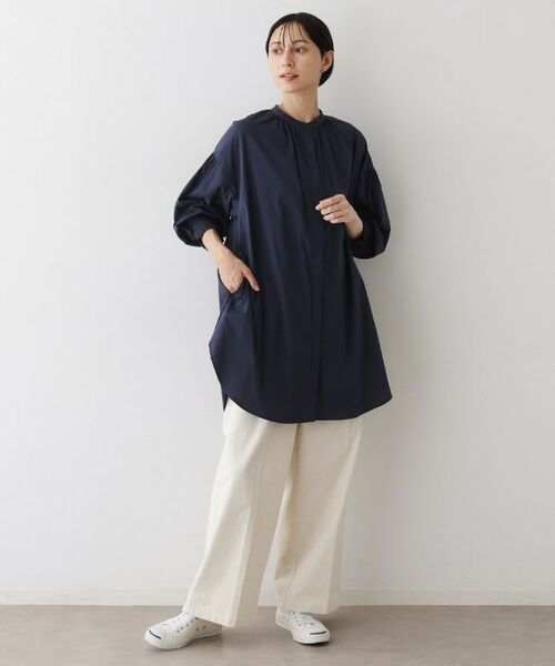 Dessin / デッサン チュニック | 【洗える】ラグランスリーブチュニックシャツ | 詳細10